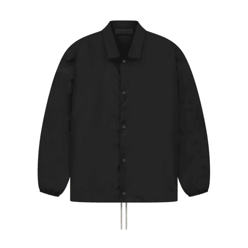 Fear Of God Essentials Coaches Jacket Black