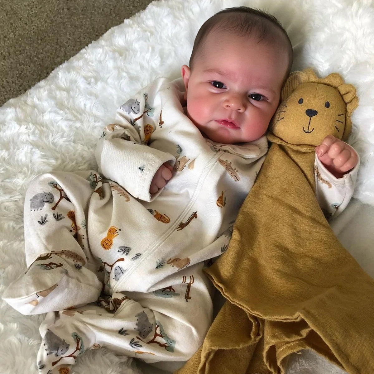 12" Full Body Silicone Bendable Reborn Doll Boy Howell, Each Baby Doll is Unique, Reusable Silicone