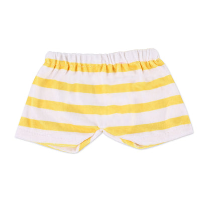 For 16" Full Body Silicone Baby Doll Striped Bear Clothing 3-Pieces Set Accessories