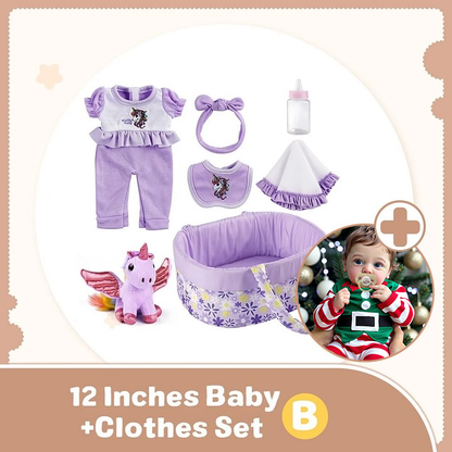 12"&16" Flexible Full Body Platinum Silicone Baby Bendable Reborn Doll Boy or Girl Vinera and Latara