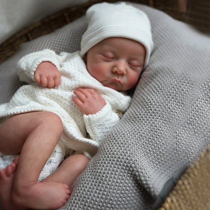 12"&16" Full Body Silicone Baby Doll Girl Pius with A Realistic Birth Mark Just like A Real Baby