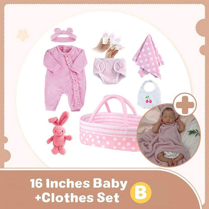 Free customized birth certificate12''/16'' Flexible Full Body Silicone Infant Realistic Baby Boy or Girl Varer and Maltar, Handmade Soft Reborn Baby DollPurchase and get permanent VIP service!