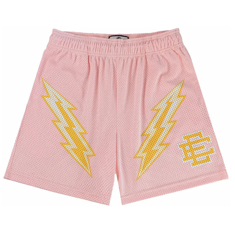 Eric Emanuel EE Short Rose Quartz/Yellow Bolt