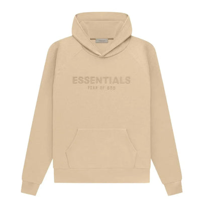Fear Of God Essentials Waffle Raglan Hoodie Sand