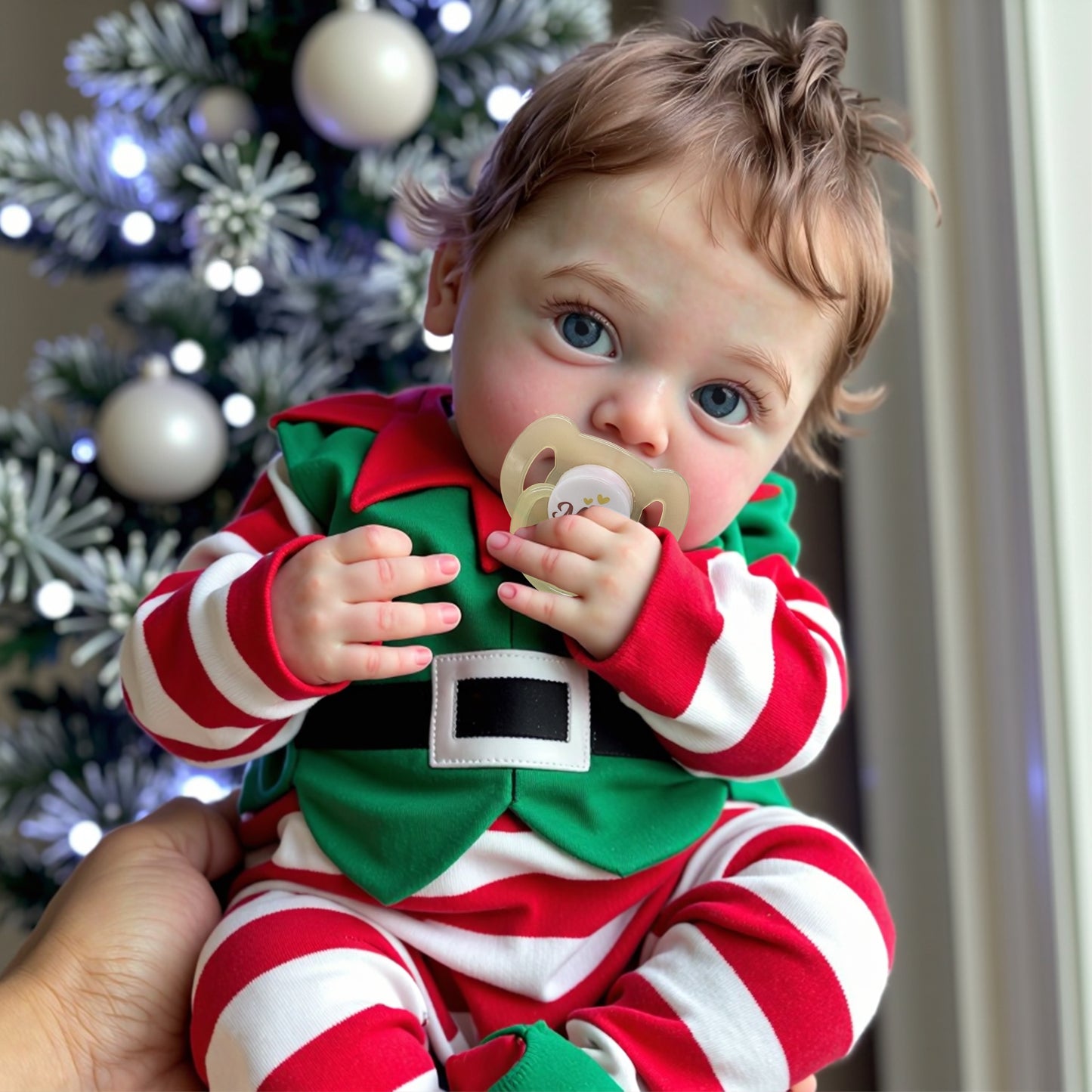12"&16" Flexible Full Body Platinum Silicone Baby Bendable Reborn Doll Boy or Girl Vinera and Latara