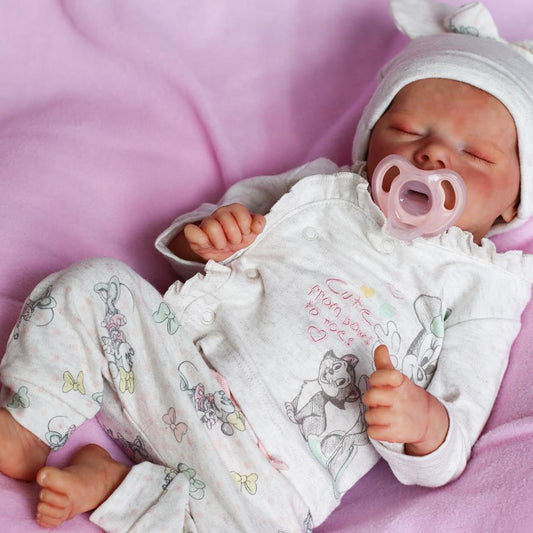 12" Sleeping Baby Doll Boy Wallace Full Body Silicone Reborn Doll,Reusable Silicone Suitable for Stress Relief By Dollreborns®