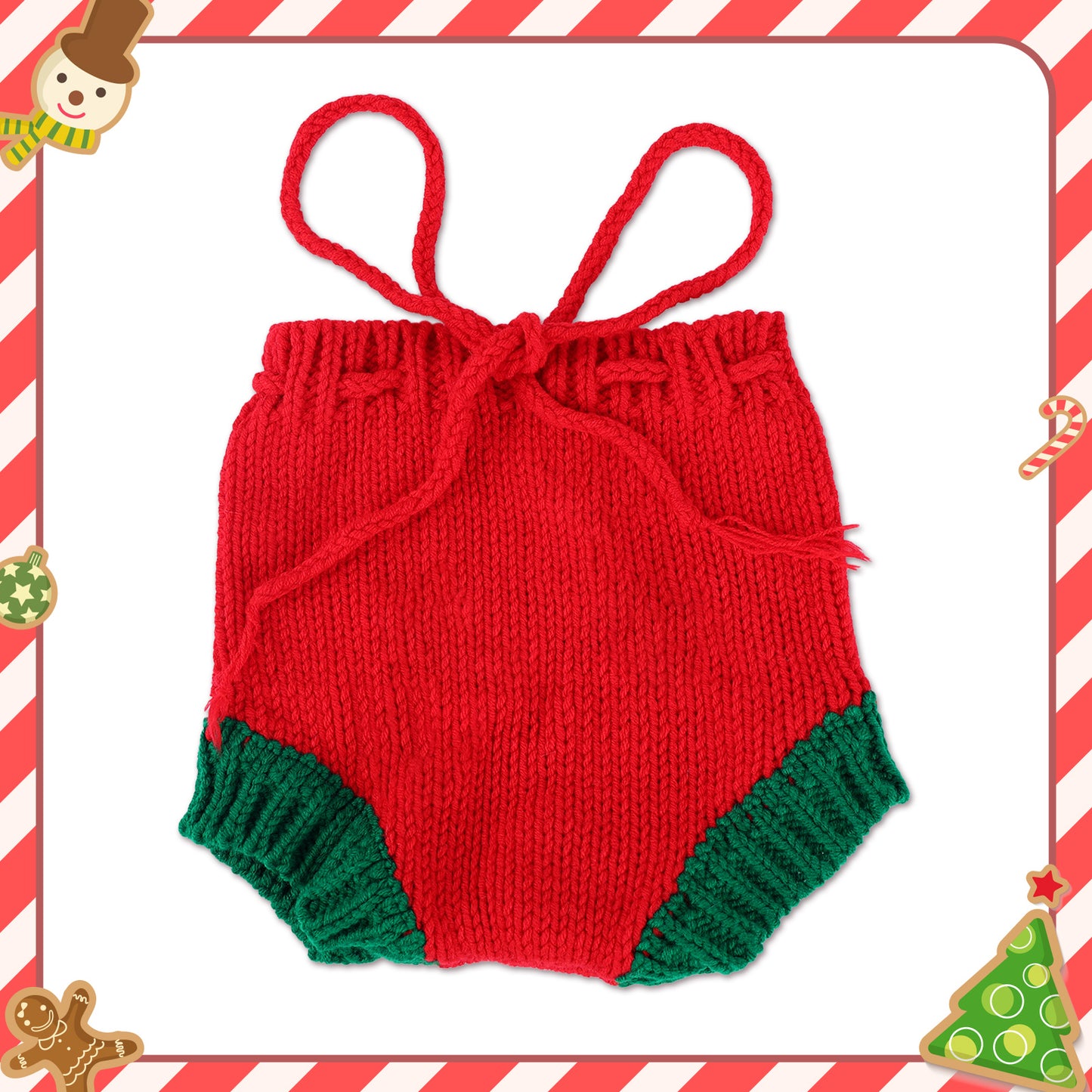 🎄New Christmas For 16" Full Body Silicone Baby Doll Red Clothing 2-Pieces Set Accessories