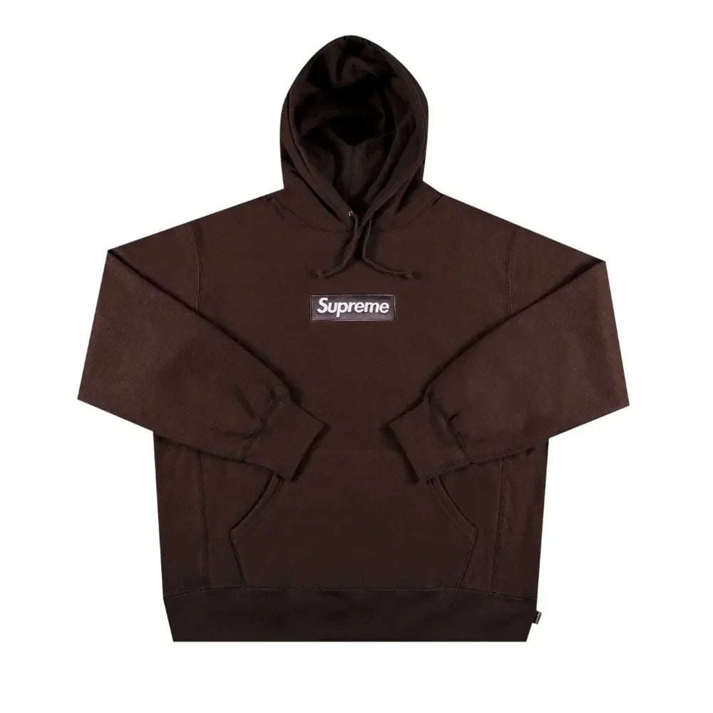 Supreme Box Logo Hooded Sweatshirt FW21 Dark Brown