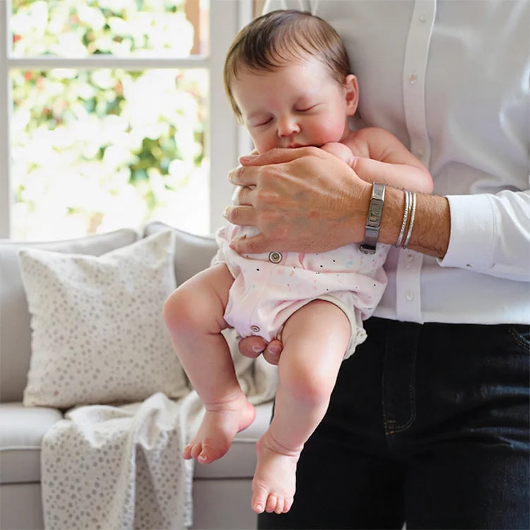 3-7 Days Delivery12"&16" No Joint More Flexible Realistic Baby, Reborn Full Liquid Silicone Baby Doll Girl or Boy Theresa With Realistic Belly Button and Birth Mark