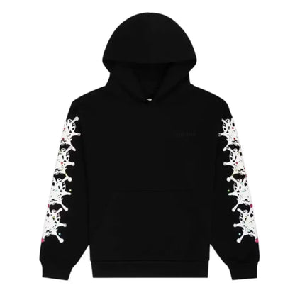 Sp5der Stone Hoodie Black