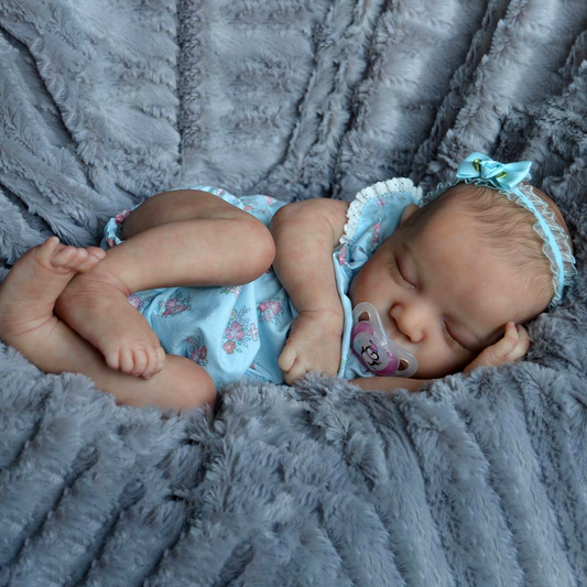 12 Inches&16 Inches"Boneless" Full Body Solid Silicone Not Hollow Vinyl Dolls, Flexible Reborn Doll Girl Jacy By Dollreborns®