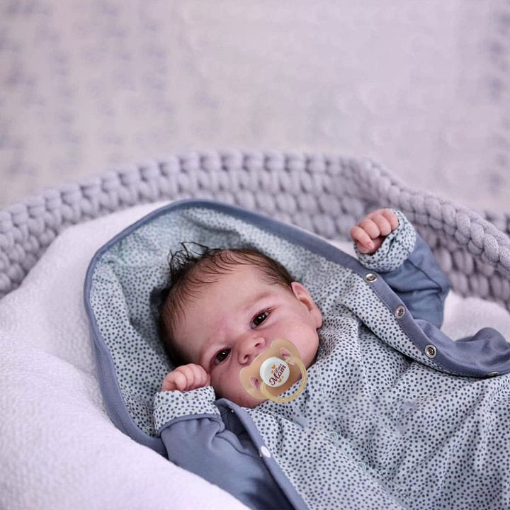 12" Senda Full Body Silicone Bendable Reborn Mini Doll Boy