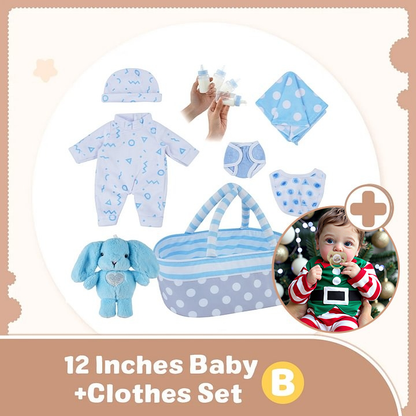 12"&16" Flexible Full Body Platinum Silicone Baby Bendable Reborn Doll Boy or Girl Vinera and Latara
