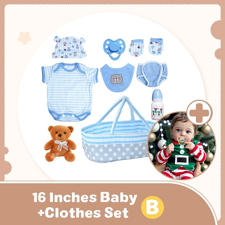 12"&16" Flexible Full Body Platinum Silicone Baby Bendable Reborn Doll Boy or Girl Vinera and Latara