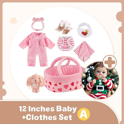 12"&16" Flexible Full Body Platinum Silicone Baby Bendable Reborn Doll Boy or Girl Vinera and Latara