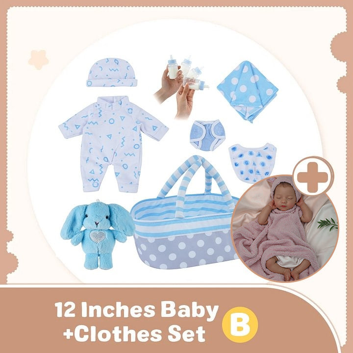 Free customized birth certificate12''/16'' Flexible Full Body Silicone Infant Realistic Baby Boy or Girl Varer and Maltar, Handmade Soft Reborn Baby DollPurchase and get permanent VIP service!