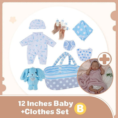 Free customized birth certificate12''/16'' Flexible Full Body Silicone Infant Realistic Baby Boy or Girl Varer and Maltar, Handmade Soft Reborn Baby DollPurchase and get permanent VIP service!