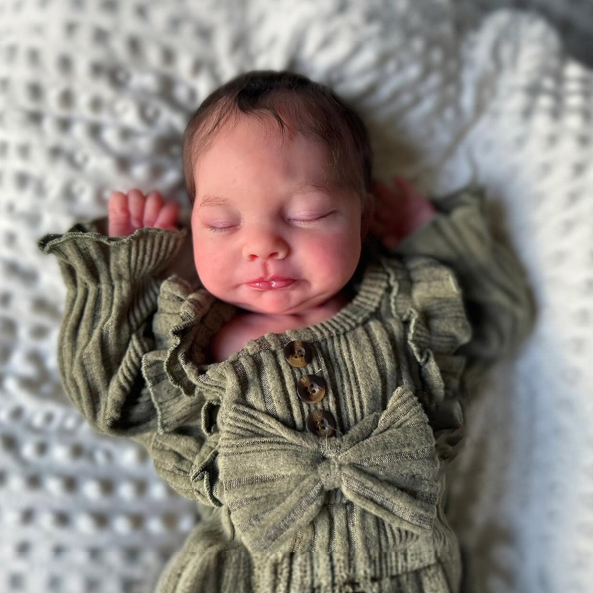 12"&16" Flexible Platinum Silicone Newborn Baby Doll Boy or Girl Sdayda and Hader with Posable & Chubby Limbs