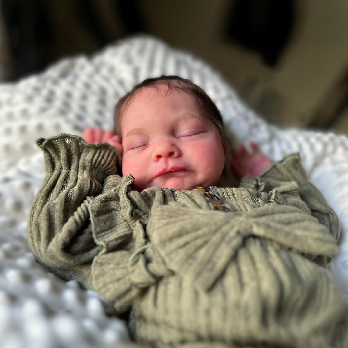 12"&16" Flexible Platinum Silicone Newborn Baby Doll Boy or Girl Sdayda and Hader with Posable & Chubby Limbs