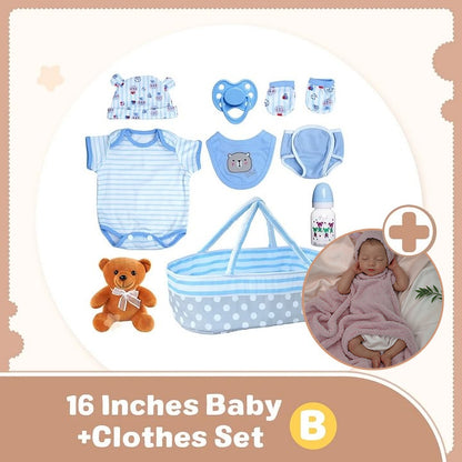 Free customized birth certificate12''/16'' Flexible Full Body Silicone Infant Realistic Baby Boy or Girl Varer and Maltar, Handmade Soft Reborn Baby DollPurchase and get permanent VIP service!
