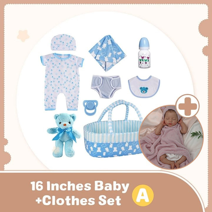 Free customized birth certificate12''/16'' Flexible Full Body Silicone Infant Realistic Baby Boy or Girl Varer and Maltar, Handmade Soft Reborn Baby DollPurchase and get permanent VIP service!