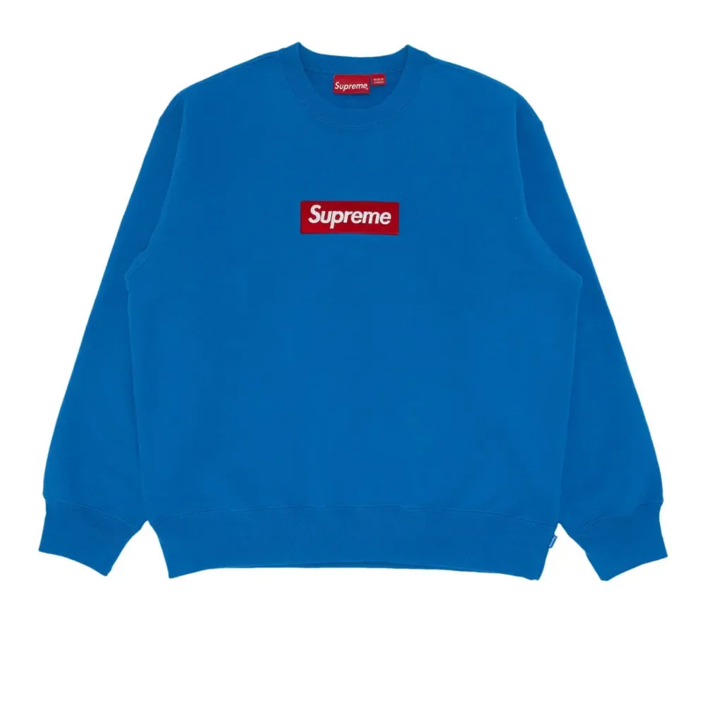Supreme Box Logo Crewneck Blue