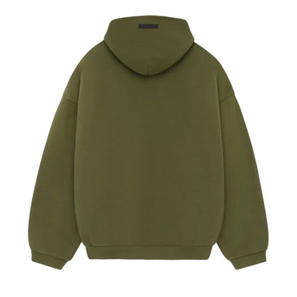 Fear of God Essentials Fleece Hoodie Military