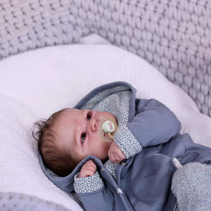 12" Senda Full Body Silicone Bendable Reborn Mini Doll Boy