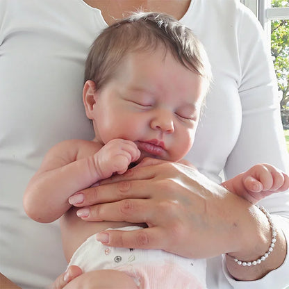 3-7 Days Delivery12"&16" No Joint More Flexible Realistic Baby, Reborn Full Liquid Silicone Baby Doll Girl or Boy Theresa With Realistic Belly Button and Birth Mark