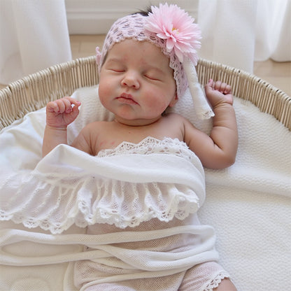 3-7 Days Delivery🎀12"&16" Flexible Waterproof Full Solid Silicone Real Baby Feeling Reborn Baby Doll Girl or  Boy Ollie, Sweet Dreamly Baby By Dollreborns®