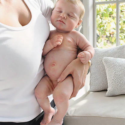 3-7 Days Delivery12"&16" No Joint More Flexible Realistic Baby, Reborn Full Liquid Silicone Baby Doll Girl or Boy Theresa With Realistic Belly Button and Birth Mark